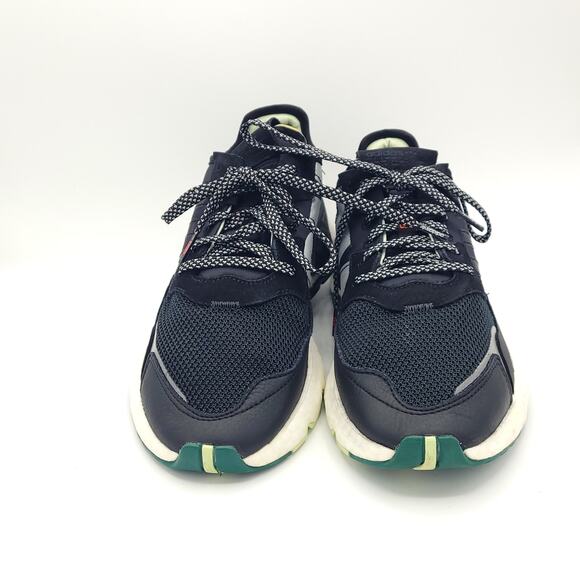 Adidas Originals Nite Jogger 3M Black Green Boost EE5914 Women’s Size 10 - Picture 7 of 9